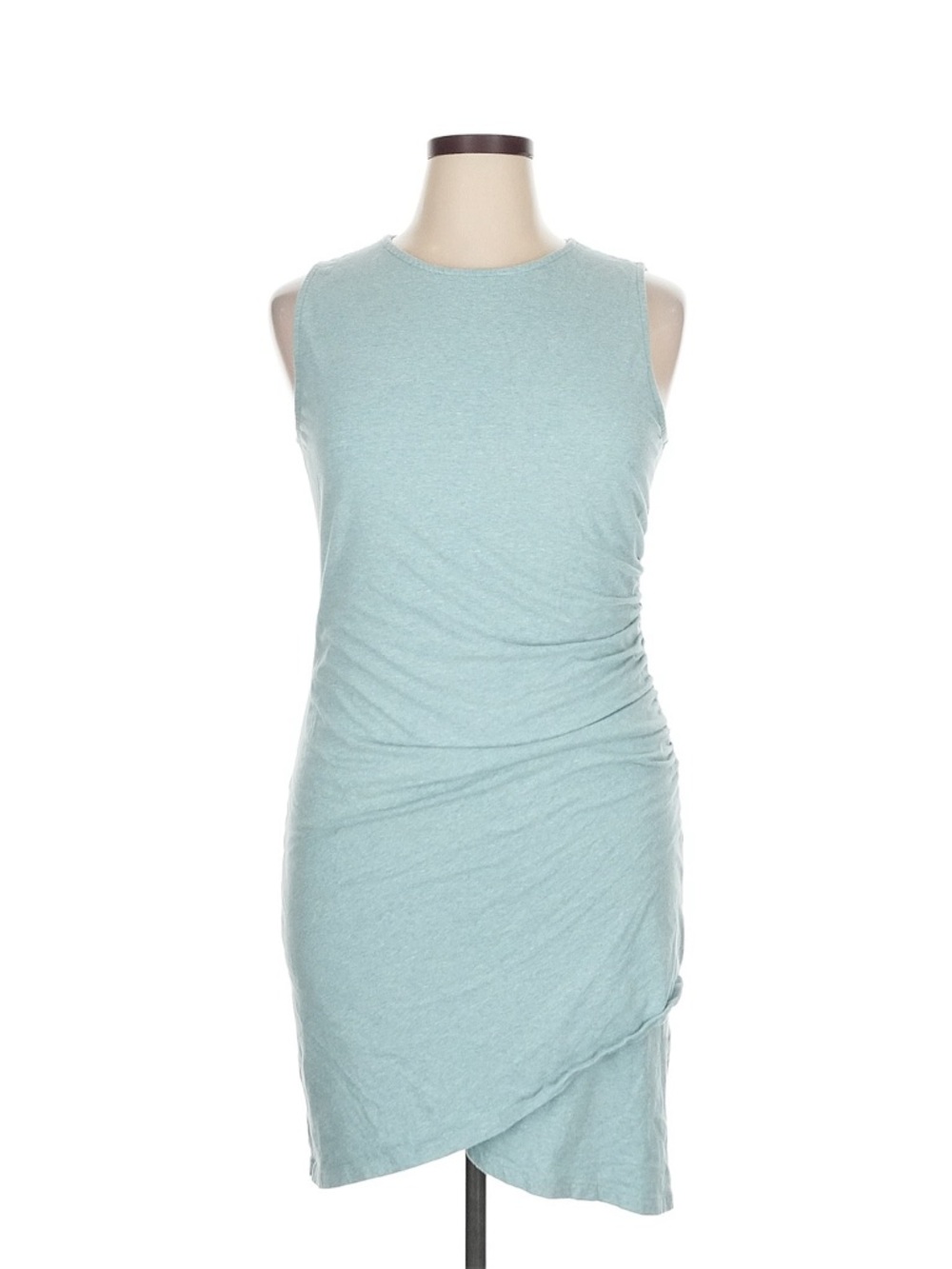 Synergy Organic Clothing Sleeveless Midi Dress with Side Ruching